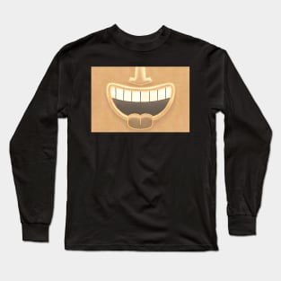 Vanilla Tiki Smile Mask! Long Sleeve T-Shirt